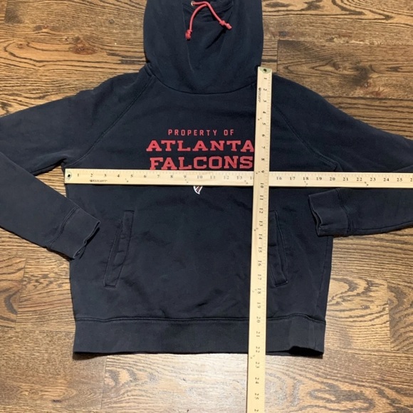 Nike Team Apparel Youth NFL NFC Atlanta Falcons Long Neck Hoodie, Size Medium - Picture 5 of 8